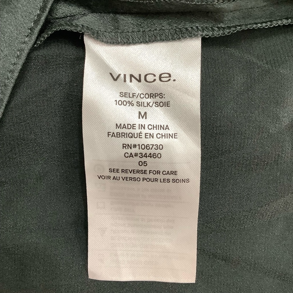 Vince 100% Silk Midi Skirt - Picture 4 of 6